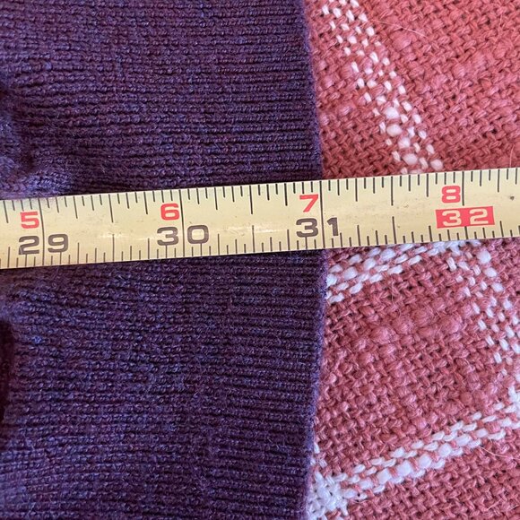 JOSEPH ABBOUD sweater 100% MERINO burgundy, size XXL - Picture 2 of 9